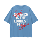 Sayless Statement Oversize Deep Drop Shoulder Tee