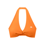 Sayless (SL) Women's Pleated Halter Sports Bra