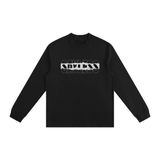 'Muted Message' Essential Non-Shrink Mock Neck Sweatshirt