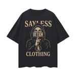 Stealth & Shine Oversize Deep Drop Shoulder Tee