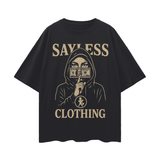 Stealth & Shine Oversize Deep Drop Shoulder Tee