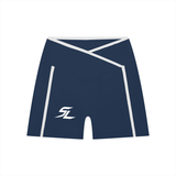 Sayless (SL) Women’s High Rise Color Block Yoga Shorts