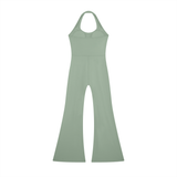 Sayless (SL) Women’s Halter Flared Jumpsuit