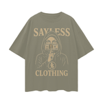 Stealth & Shine Oversize Deep Drop Shoulder Tee
