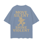 Stealth & Shine Oversize Deep Drop Shoulder Tee