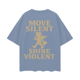 Stealth & Shine Oversize Deep Drop Shoulder Tee