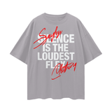 Sayless Statement Oversize Deep Drop Shoulder Tee