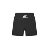 Sayless (SL) Women's High-Waisted Biker Shorts