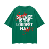 Sayless Statement Oversize Deep Drop Shoulder Tee