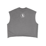 Zer0Talk French Terry Boxy Tank Top