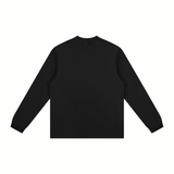 'Muted Message' Essential Non-Shrink Mock Neck Sweatshirt