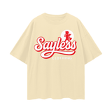 The Silent Hustle Oversize Deep Drop Shoulder Tee