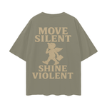 Stealth & Shine Oversize Deep Drop Shoulder Tee