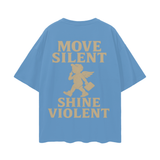Stealth & Shine Oversize Deep Drop Shoulder Tee