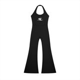 Sayless (SL) Women’s Halter Flared Jumpsuit