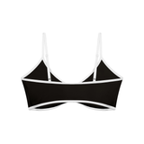 Sayless (SL) Women's Color Block Ruched V-Neck Sports Bra