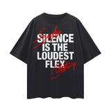 Sayless Statement Oversize Deep Drop Shoulder Tee