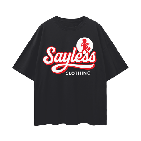The Silent Hustle Oversize Deep Drop Shoulder Tee