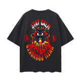 'Trigger Warning' Loose Drop Shoulder T-Shirt