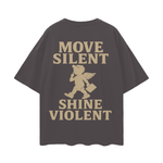 Stealth & Shine Oversize Deep Drop Shoulder Tee