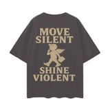 Stealth & Shine Oversize Deep Drop Shoulder Tee