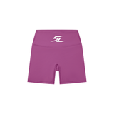 Sayless (SL) Women's High-Waisted Biker Shorts