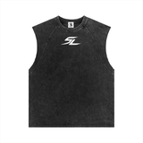 Sayless (SL) Snow Washed Tank Top