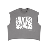 Zer0Talk French Terry Boxy Tank Top