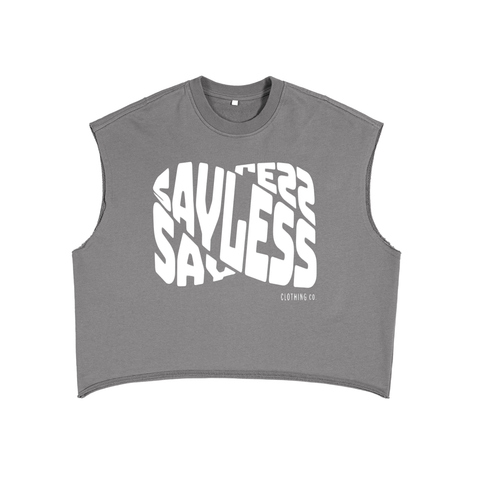 Zer0Talk French Terry Boxy Tank Top
