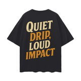 Loud Impact Oversize Deep Drop Shoulder Tee