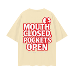 The Silent Hustle Oversize Deep Drop Shoulder Tee