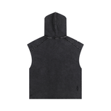 Zero Talk Snow Washed Boxy Hooded Tank Top