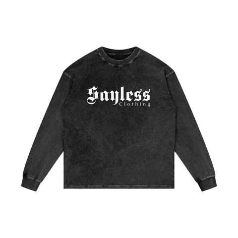 S-Series Acid Wash Oversize Long Sleeve