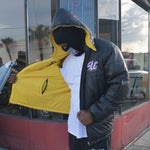 Yellow SLC Reversible Puffer Jacket