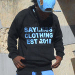 Black and BBY Blue YR Established Hoodie