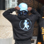 Black and BBY Blue YR Established Hoodie