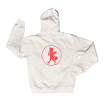 White and Red YR Established Hoodie