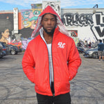 Red SLC Reversible Puffer Jacket