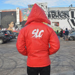 Red SLC Reversible Puffer Jacket