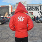 Red SLC Reversible Puffer Jacket