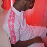 White and Pink 'Tsotsi' Luxury Polo