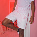 White and Pink ‘Tsotsi’ Terry Shorts